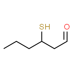 ChemSpider 2D Image | 3-Mercaptohexanal | C6H12OS