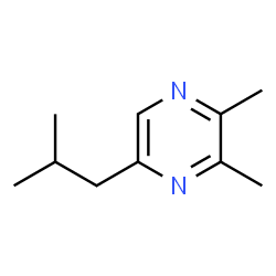 ChemSpider 2D Image | 2,3-Dimethyl-5-Isobutylpyrazine | C10H16N2
