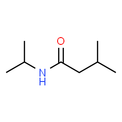ChemSpider 2D Image | N-Isopropyl-3-methylbutanamide | C8H17NO