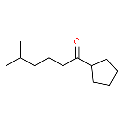 ChemSpider 2D Image | 1-Cyclopentyl-5-methyl-1-hexanone | C12H22O