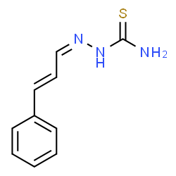 ChemSpider 2D Image | 1-Cinnamylidenethiosemicarbazide | C10H11N3S