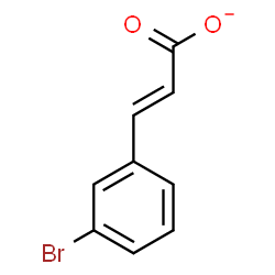 ChemSpider 2D Image | 3-bromocinnamate | C9H6BrO2