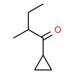 ChemSpider 2D Image | 1-Cyclopropyl-2-methyl-1-butanone | C8H14O