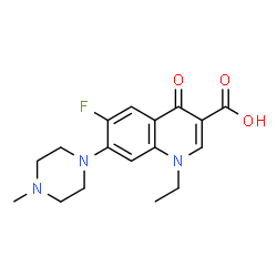 ChemSpider 2D Image | Pefloxacin | C17H20FN3O3