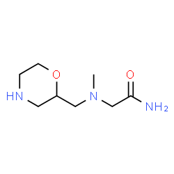 ChemSpider 2D Image | N~2~-Methyl-N~2~-(2-morpholinylmethyl)glycinamide | C8H17N3O2