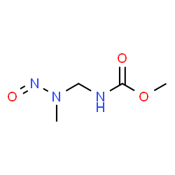 ChemSpider 2D Image | Methyl {[methyl(nitroso)amino]methyl}carbamate | C4H9N3O3