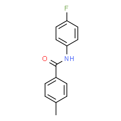ChemSpider 2D Image | 4'-FLUORO-4-METHYLBENZANILIDE | C14H12FNO