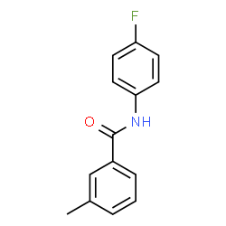 ChemSpider 2D Image | 4'-FLUORO-3-METHYLBENZANILIDE | C14H12FNO