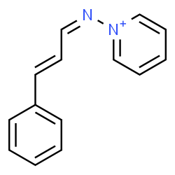 ChemSpider 2D Image | 1-{(Z)-[(2E)-3-Phenyl-2-propen-1-ylidene]amino}pyridinium | C14H13N2