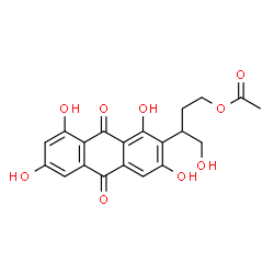 ChemSpider 2D Image | Versiconol acetate | C20H18O9