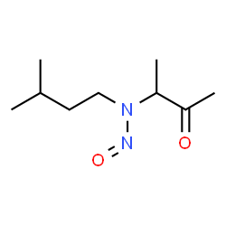ChemSpider 2D Image | 3-[(3-Methylbutyl)nitrosoamino]-2-butanone | C9H18N2O2