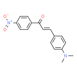 ChemSpider 2D Image | (2E)-3-[4-(Dimethylamino)phenyl]-1-(4-nitrophenyl)-2-propen-1-one | C17H16N2O3