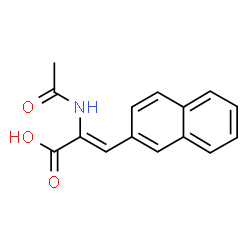 ChemSpider 2D Image | (2Z)-2-Acetamido-3-(2-naphthyl)acrylic acid | C15H13NO3