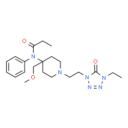 ChemSpider 2D Image | Alfentanil | C21H32N6O3