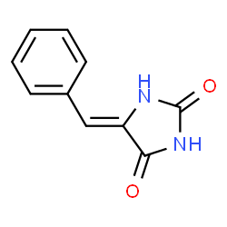 ChemSpider 2D Image | 5-Benzylidenehydantoin | C10H8N2O2