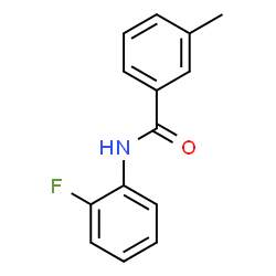 ChemSpider 2D Image | N-(2-Fluorophenyl)-3-methylbenzamide | C14H12FNO
