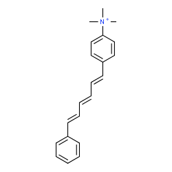 ChemSpider 2D Image | 1-(4-(Trimethylammonio)phenyl)-6-phenyl-1,3,5-hexatriene | C21H24N