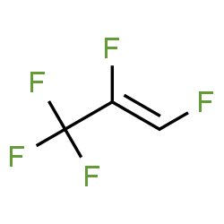 ChemSpider 2D Image | (1Z)-1,2,3,3,3-Pentafluoro-1-propene | C3HF5