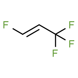 ChemSpider 2D Image | (1E)-1,3,3,3-Tetrafluoro-1-propene | C3H2F4
