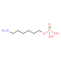 ChemSpider 2D Image | 6-aminohexyl phosphate | C6H16NO4P
