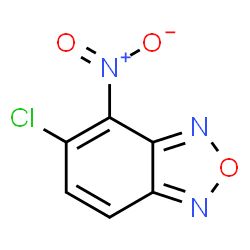 ChemSpider 2D Image | Benzofurazan, 5-chloro-4-nitro- | C6H2ClN3O3