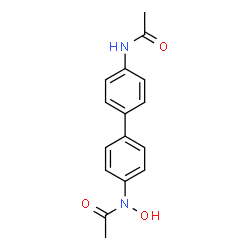 ChemSpider 2D Image | N-hydroxy-N,N'-diacetylbenzidine | C16H16N2O3