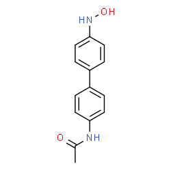 ChemSpider 2D Image | N-[4'-(Hydroxyamino)-4-biphenylyl]acetamide | C14H14N2O2