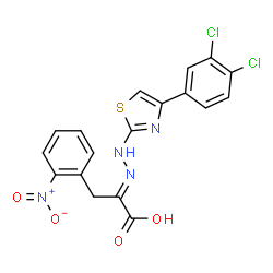 ChemSpider 2D Image | 4EGI-1 | C18H12Cl2N4O4S