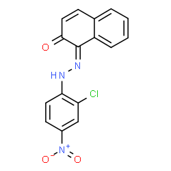 ChemSpider 2D Image | (1Z)-1-[(2-Chloro-4-nitrophenyl)hydrazono]-2(1H)-naphthalenone | C16H10ClN3O3