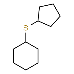 ChemSpider 2D Image | Sulfide, cyclohexyl cyclopentyl | C11H20S