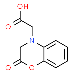 ChemSpider 2D Image | (2-oxo-3H-1,4-benzoxazin-4-yl)acetic acid | C10H9NO4