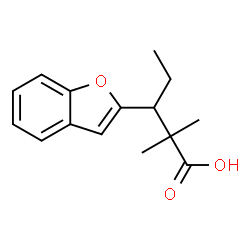 ChemSpider 2D Image | ?-ethyl-?,?-dimethyl-2-benzofuranpropanoic acid | C15H18O3