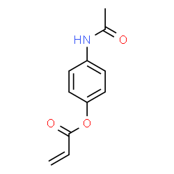 ChemSpider 2D Image | 4-Acetamidophenyl acrylate | C11H11NO3