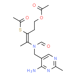 ChemSpider 2D Image | trans-Acetiamine | C16H22N4O4S