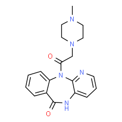 ChemSpider 2D Image | Pirenzepine | C19H21N5O2