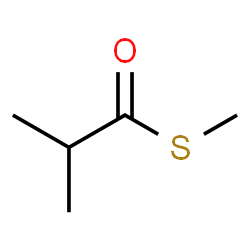 ChemSpider 2D Image | S-Methyl 2-methylpropanethioate | C5H10OS