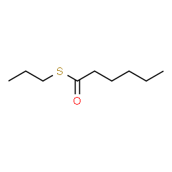 ChemSpider 2D Image | S-Propyl hexanethioate | C9H18OS