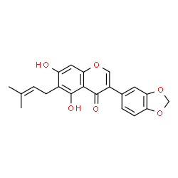 ChemSpider 2D Image | Derrubone | C21H18O6