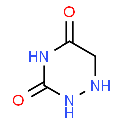 ChemSpider 2D Image | 1,2,4-Triazinane-3,5-dione | C3H5N3O2