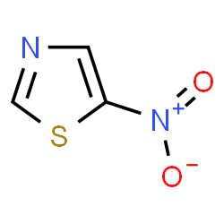 ChemSpider 2D Image | 5-nitrothiazole | C3H2N2O2S