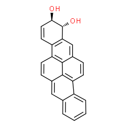 ChemSpider 2D Image | (1R,2R)-1,2-Dihydrodibenzo[c,pqr]tetraphene-1,2-diol | C24H16O2