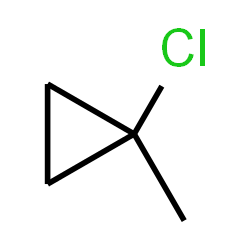 ChemSpider 2D Image | 1-Chloro-1-methylcyclopropane | C4H7Cl