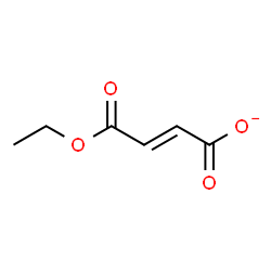 ChemSpider 2D Image | (2E)-4-Ethoxy-4-oxo-2-butenoate | C6H7O4