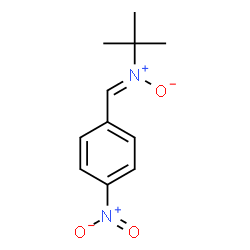 ChemSpider 2D Image | N-(2-Methyl-2-propanyl)-N-[(Z)-(4-nitrophenyl)methylene]amine oxide | C11H14N2O3