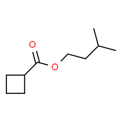 ChemSpider 2D Image | 3-Methylbutyl cyclobutanecarboxylate | C10H18O2