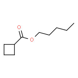 ChemSpider 2D Image | Pentyl cyclobutanecarboxylate  | C10H18O2
