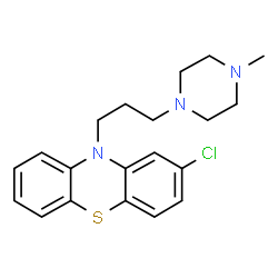 ChemSpider 2D Image | prochlorperazine | C20H24ClN3S