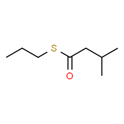 ChemSpider 2D Image | S-Propyl 3-methylbutanethioate | C8H16OS