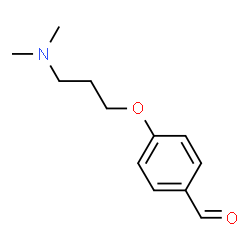 ChemSpider 2D Image | 4-[3-(Dimethylamino)propoxy]benzaldehyde | C12H17NO2