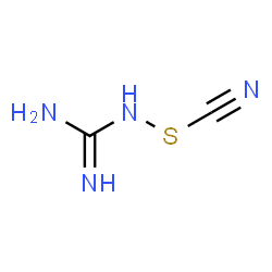 ChemSpider 2D Image | 1-(Cyanosulfanyl)guanidine | C2H4N4S